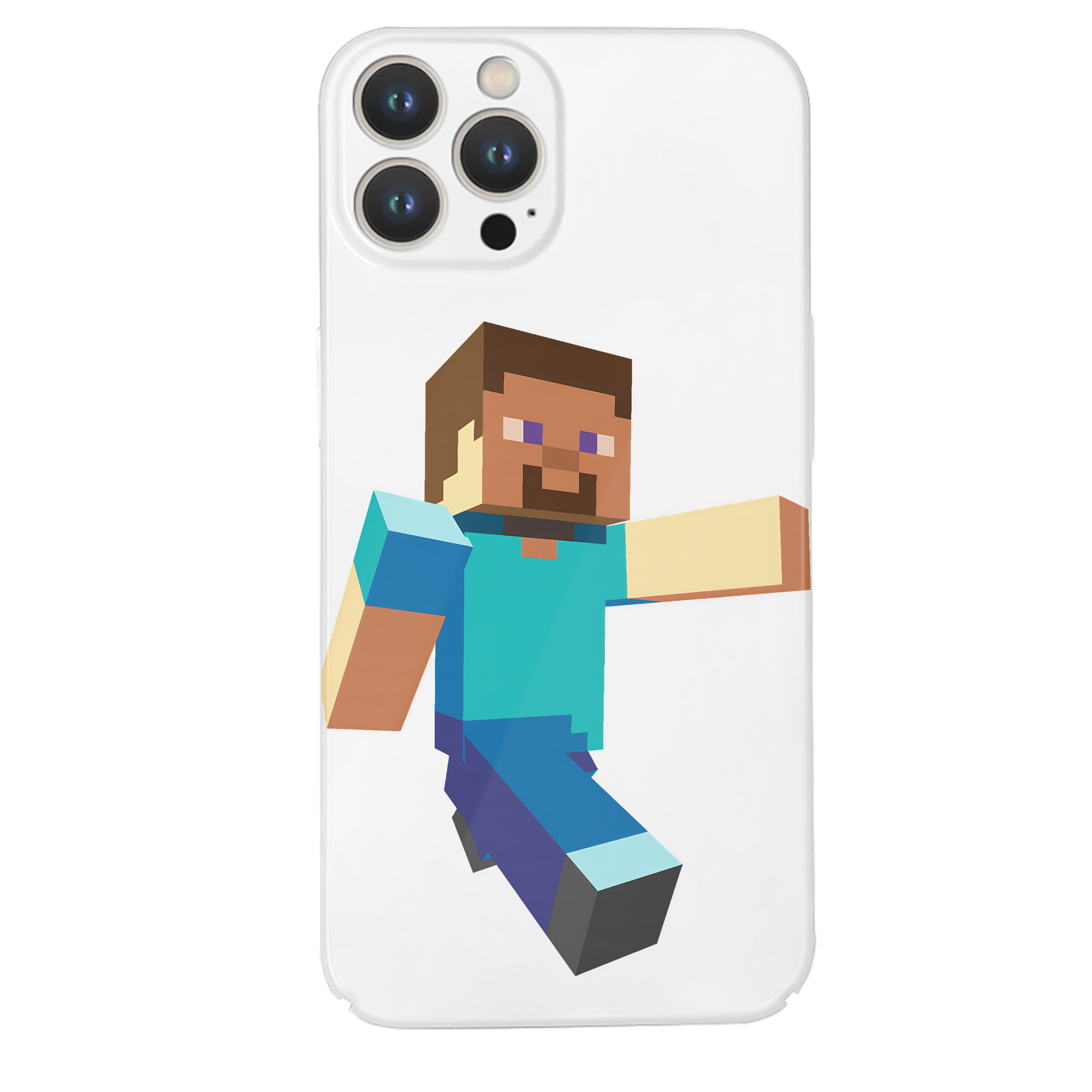 （画像用） マインクラフト ブロックの世界 Minecraft MC Block world 【iPhone 14シリーズ対応】ハードケース